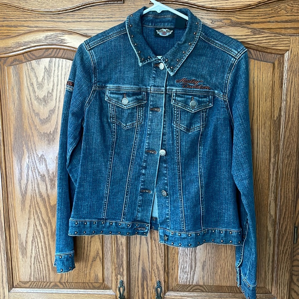 Brand New Harley Davidson 105th Anniversary Jean Jacket size Medium